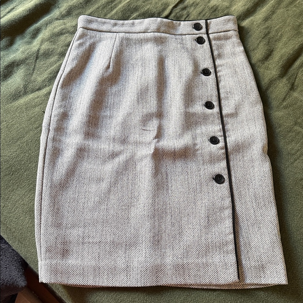 New Gray Pencil Skirt